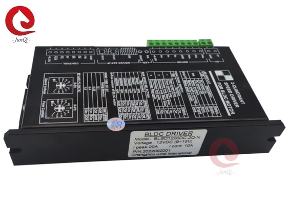 JUNQI 12VDC 10A 20A 30AブラシレスDCのモータ速度の運転者、3段階モーター コントローラー