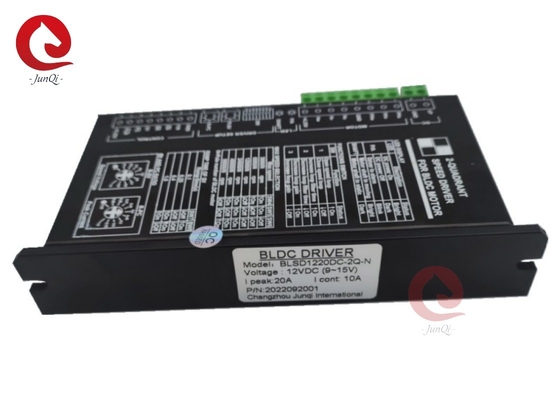 JUNQI 12VDC 10A 20A 30AブラシレスDCのモータ速度の運転者、3段階モーター コントローラー