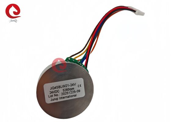JUNQI 45BLW21 24VDC 6700RPM 84mN.M トルク 自動バルブシステム用