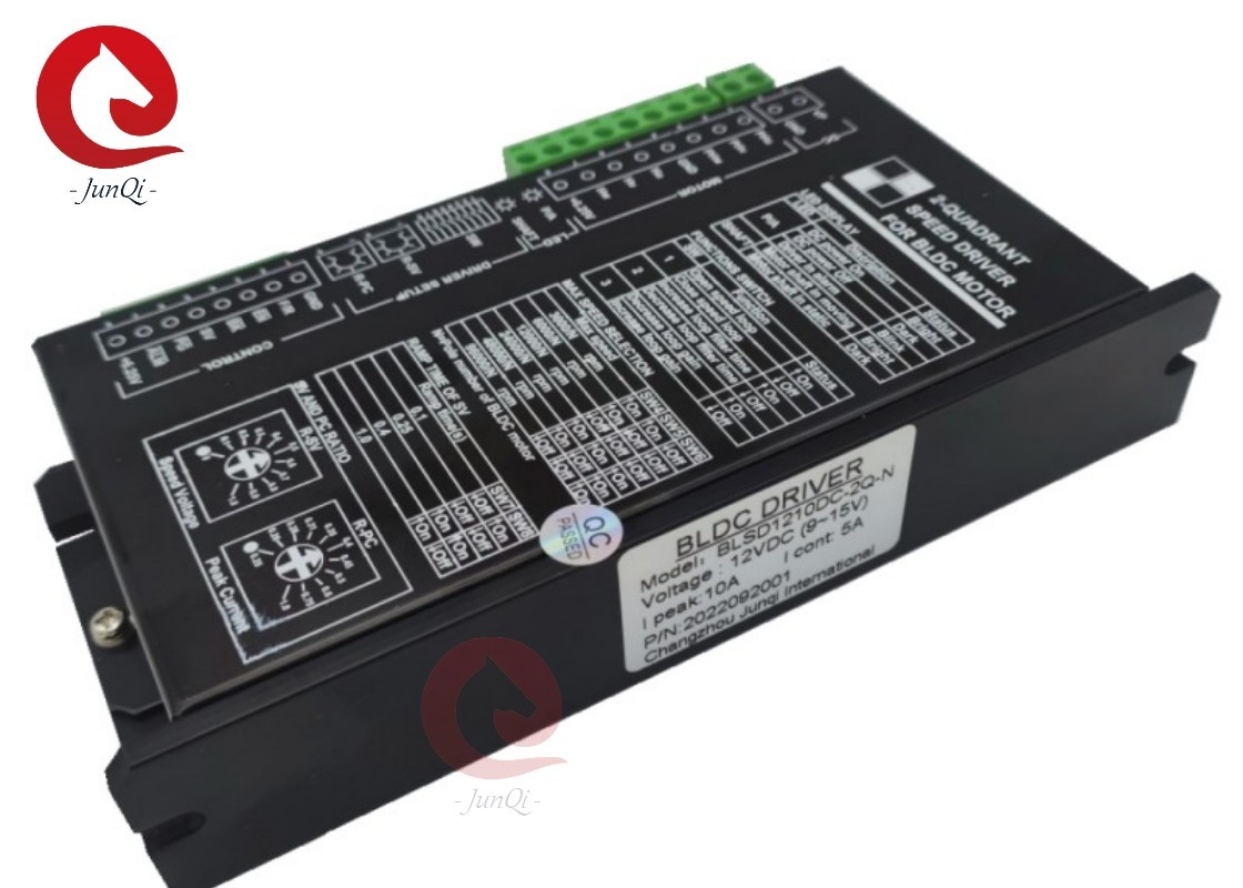 JUNQI 12VDC 10A 20A 30AブラシレスDCのモータ速度の運転者、3段階モーター コントローラー